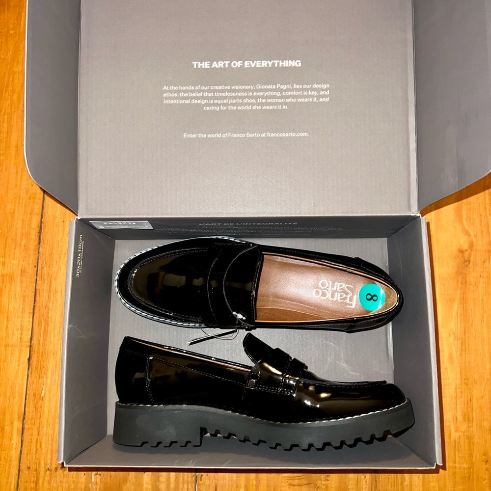 Franco Sarto Black Women’s Loafers